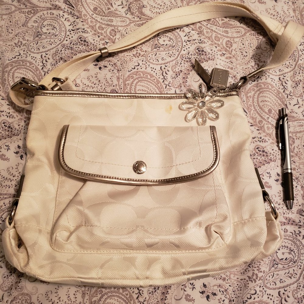 White coach signature purse